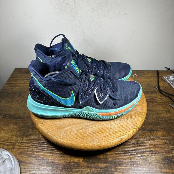 Nike Kyrie 5 UFO Obsidian Navy Blue Men’s Size 13 Shoes Sneakers AO2918-400